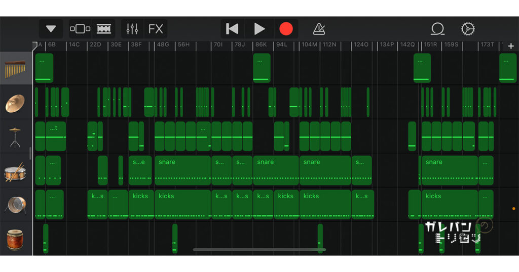 GarageBandでミックスをするための4つの手順